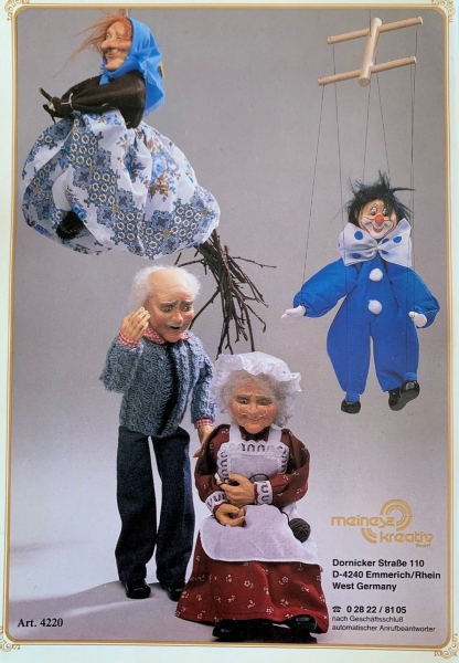 Kreatives Basteln, Sitzpuppen und Marionetten